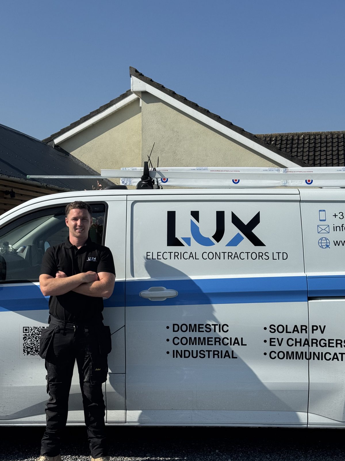 Lux solar installation detail